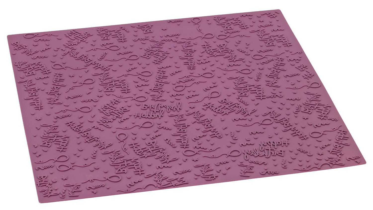 TAPETE MOLDE ANIVERSARIO 49X49CM ROXO #